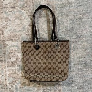 Gucci GG Canvas Small Eclipse Tote